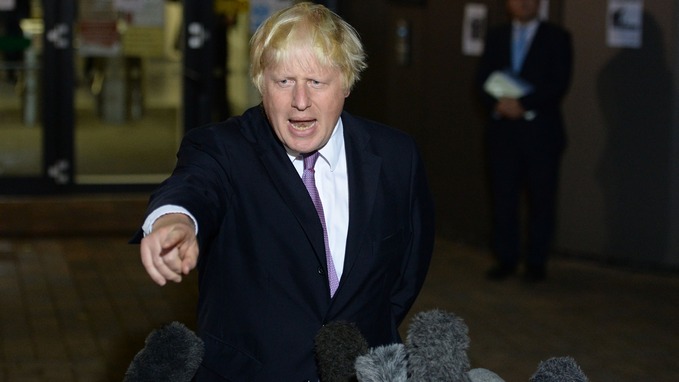 London Mayor Boris Johnson